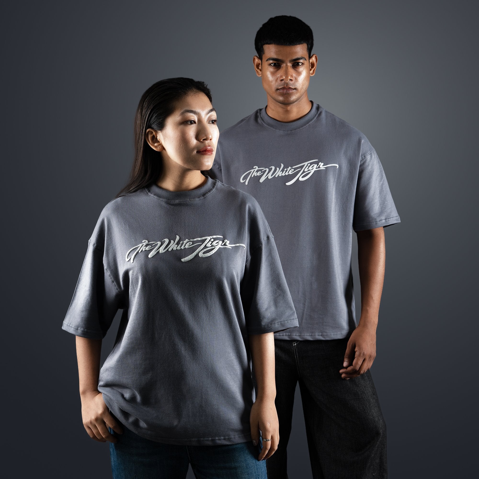 Grey Silver wings T-shirt