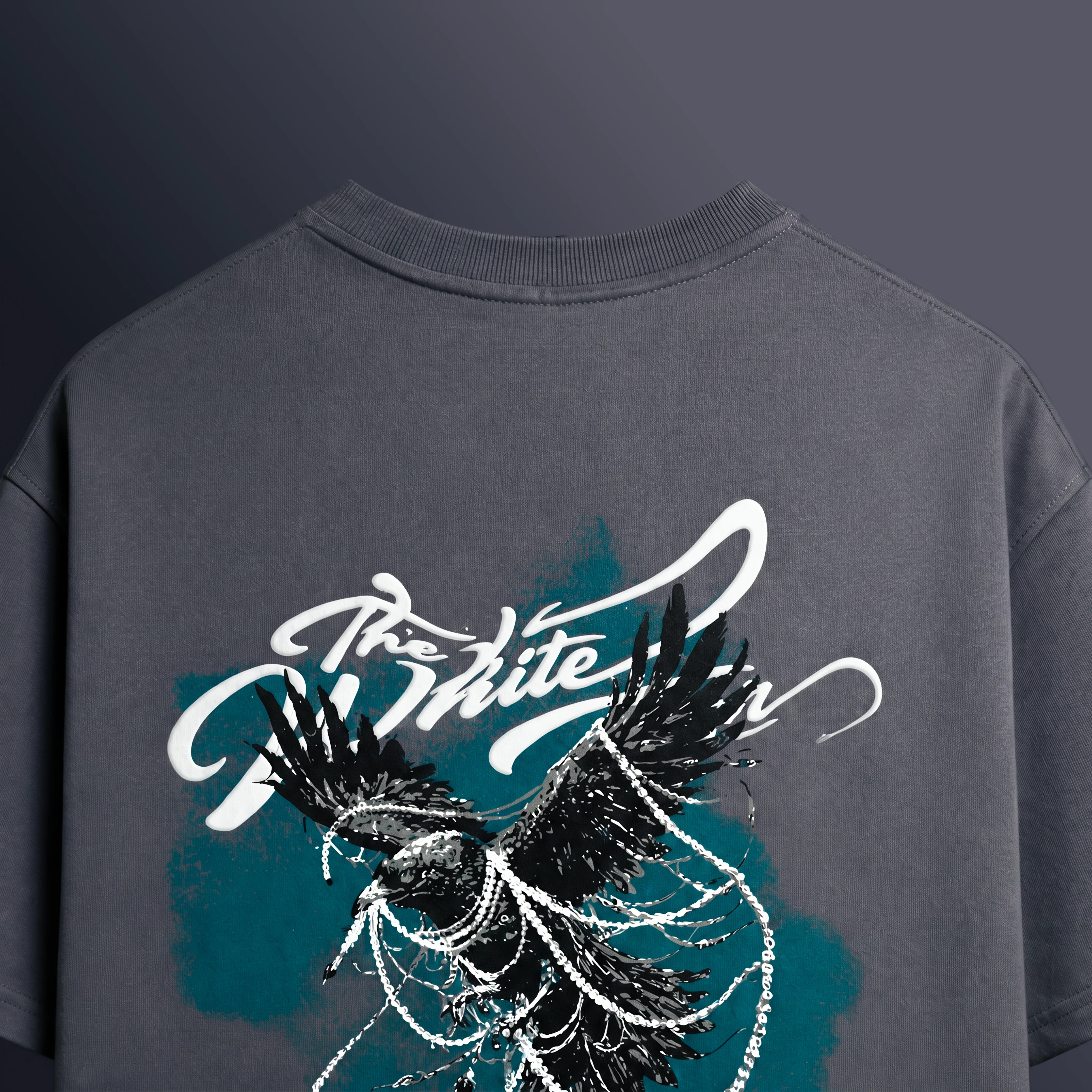 Grey Silver wings T-shirt