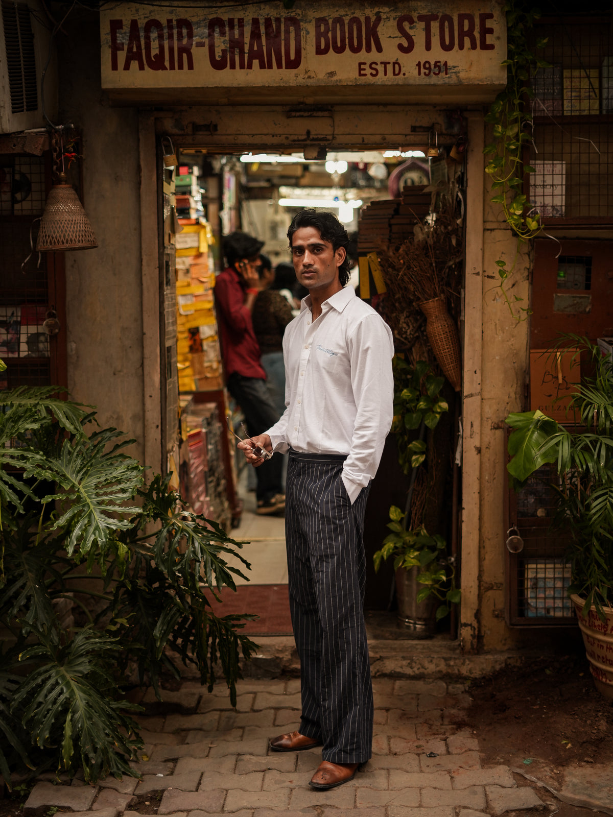 White Cotton Regular Fit Shirt