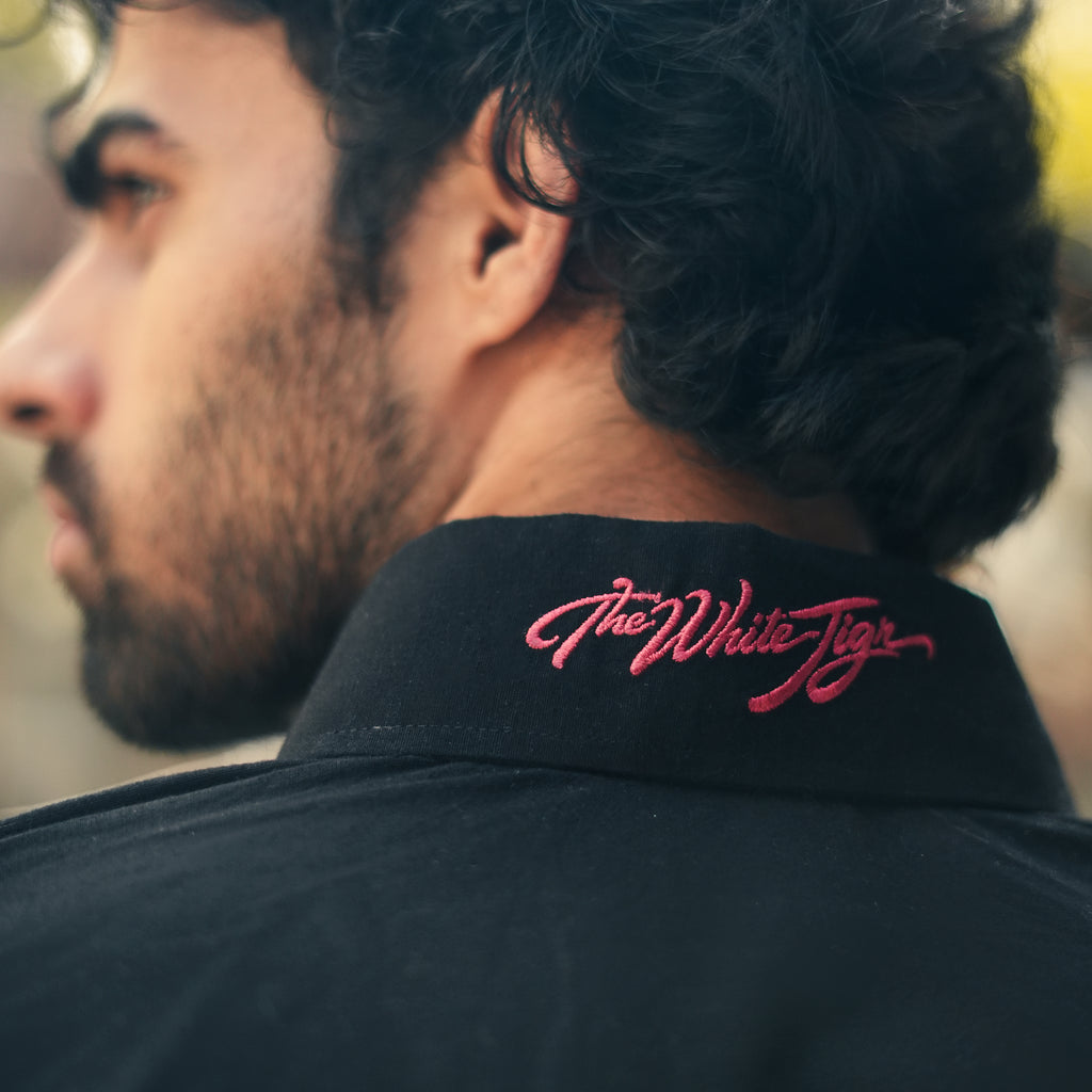 Black Regal Cotton Linen Shirt